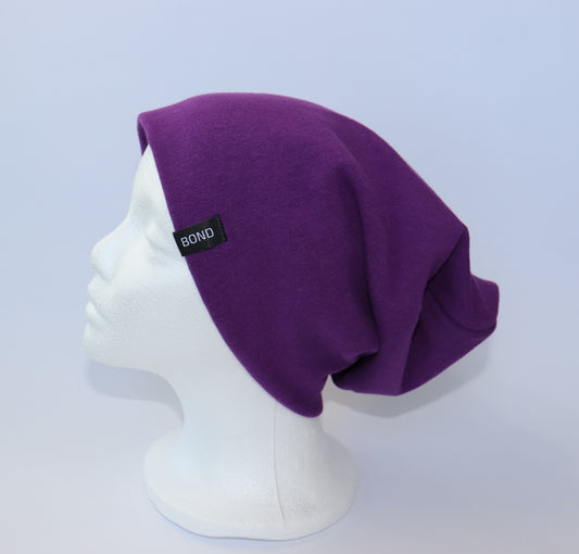 Grape Beanie - Bamboo Fleece