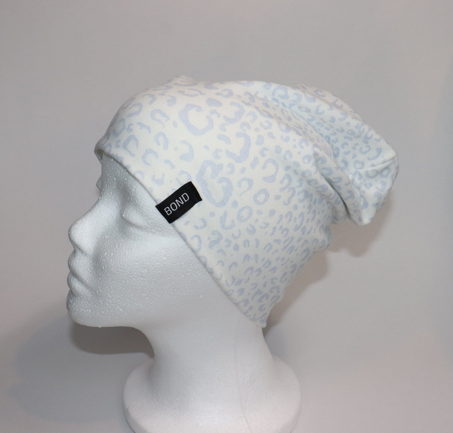 Blue Leopard - Soft knit