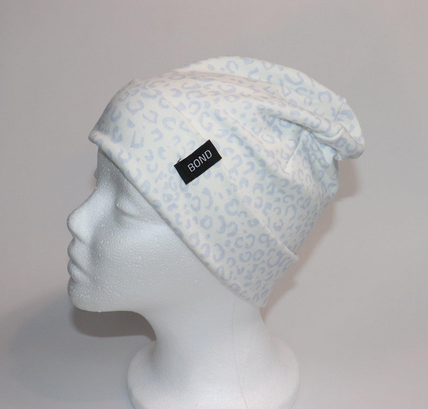 Blue Leopard - Soft knit