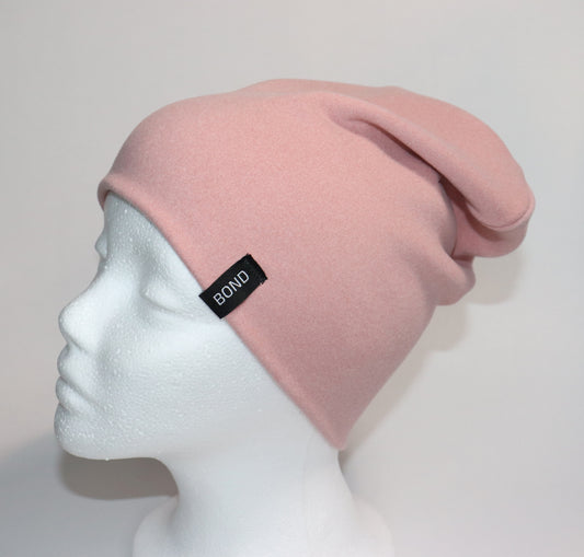 Soft Pink Beanie - Soft knit