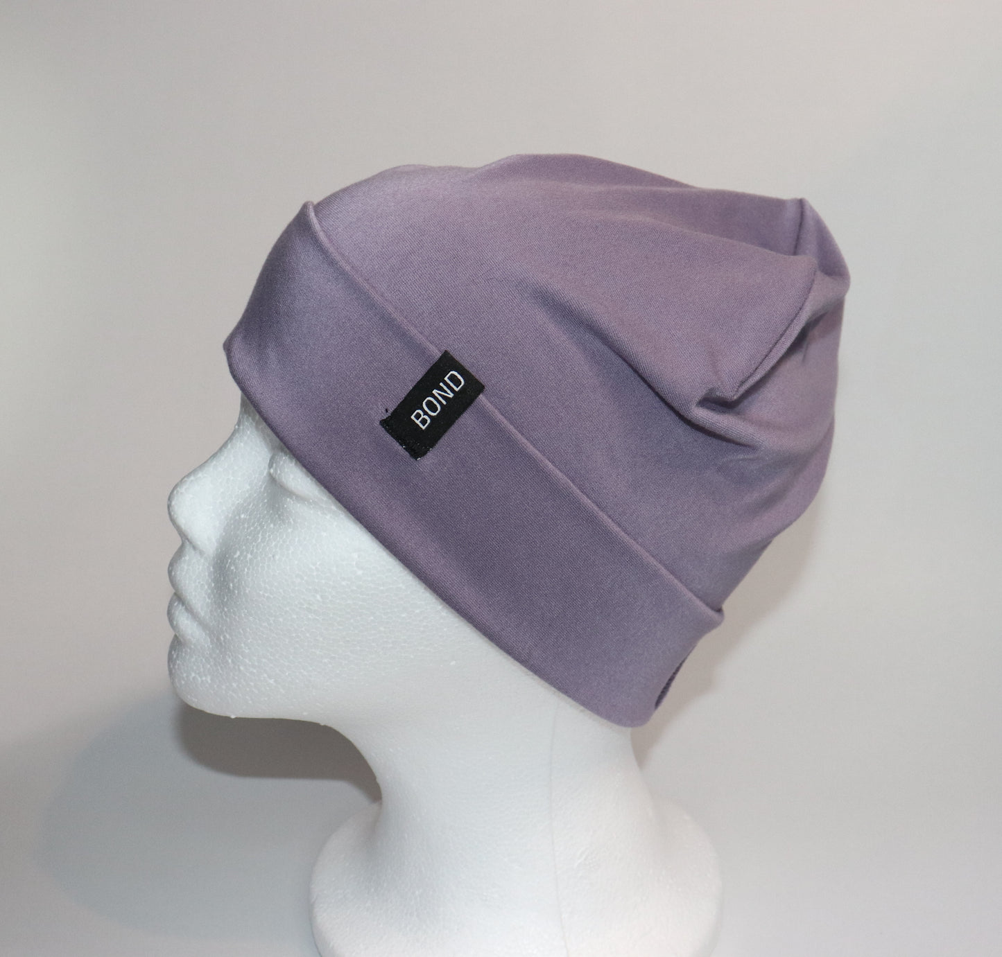 Lavender Beanie - Bamboo Jersey