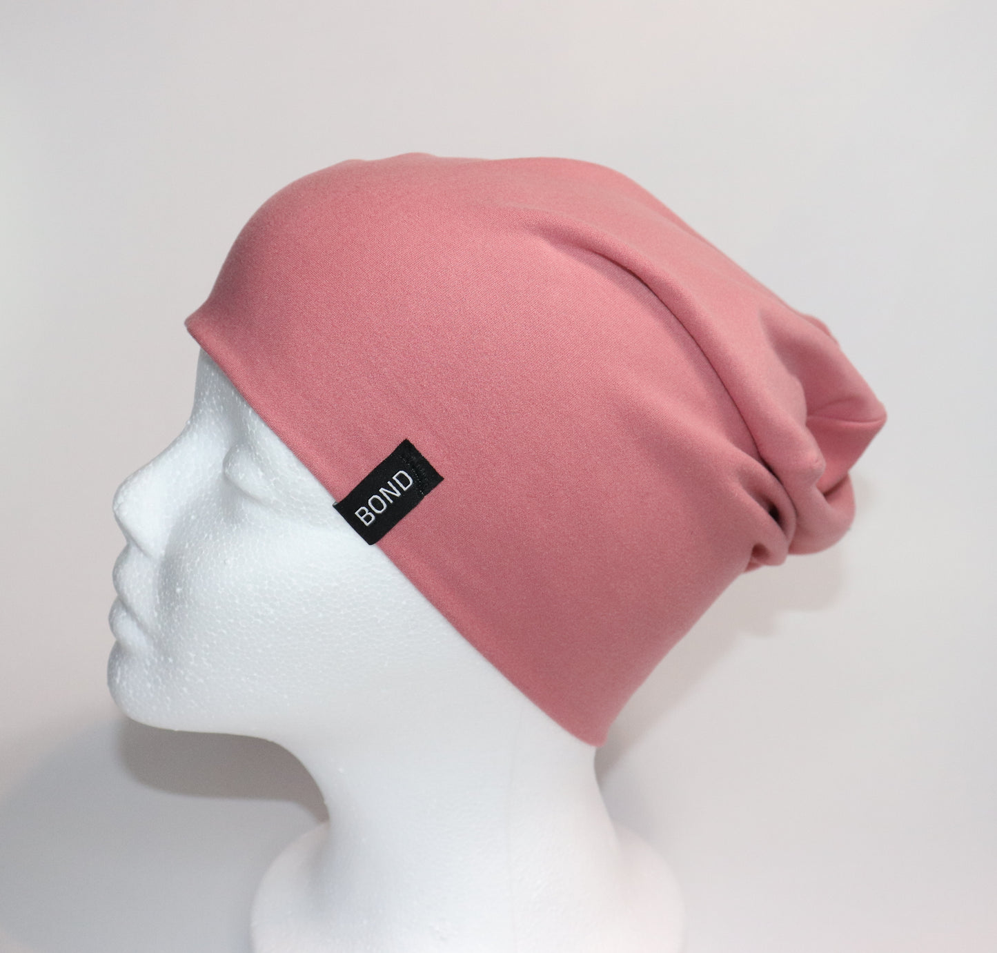 Pink Beanie - Bamboo Jersey Knit