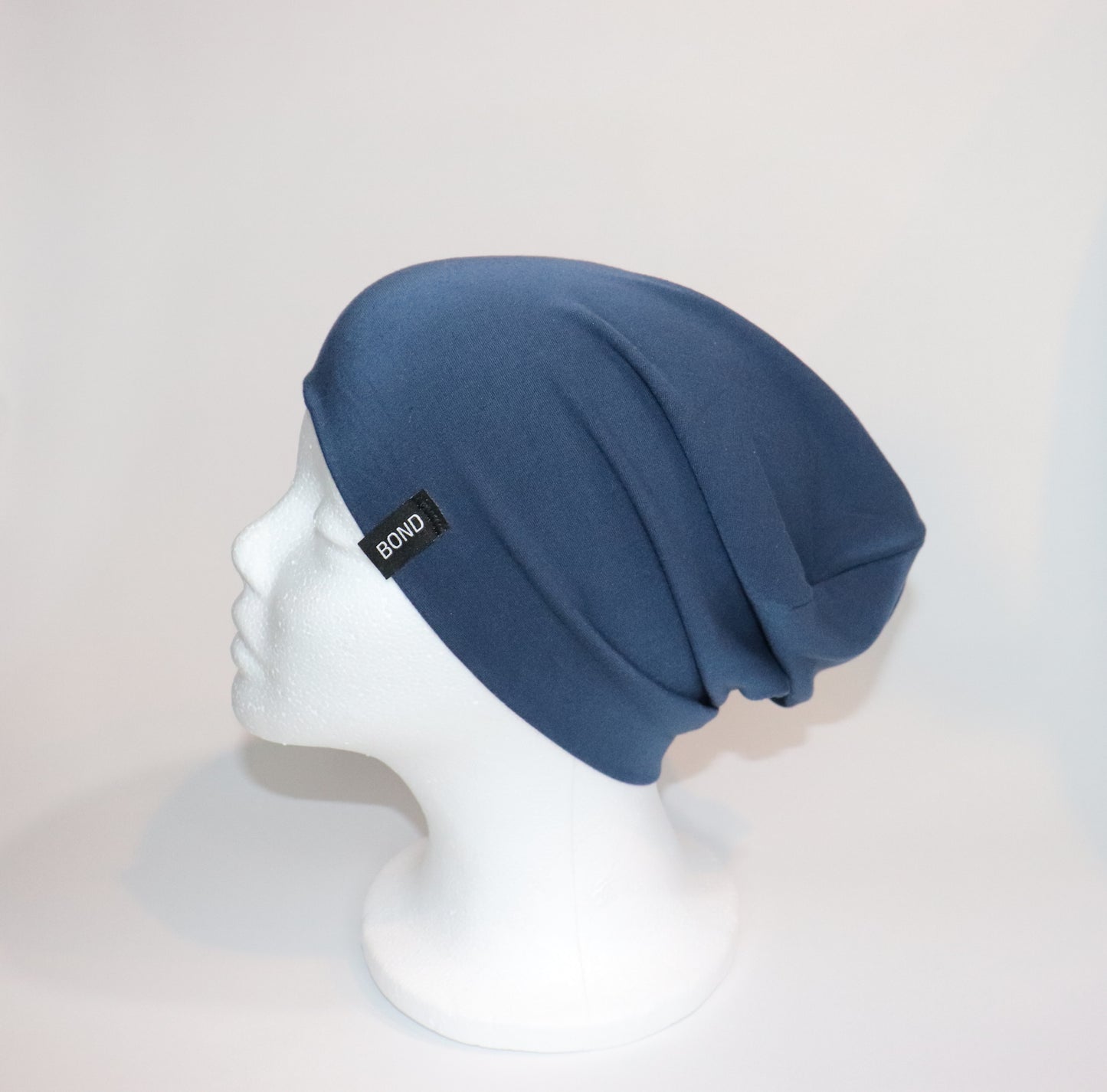 Blue Beanie - Bamboo Jersey