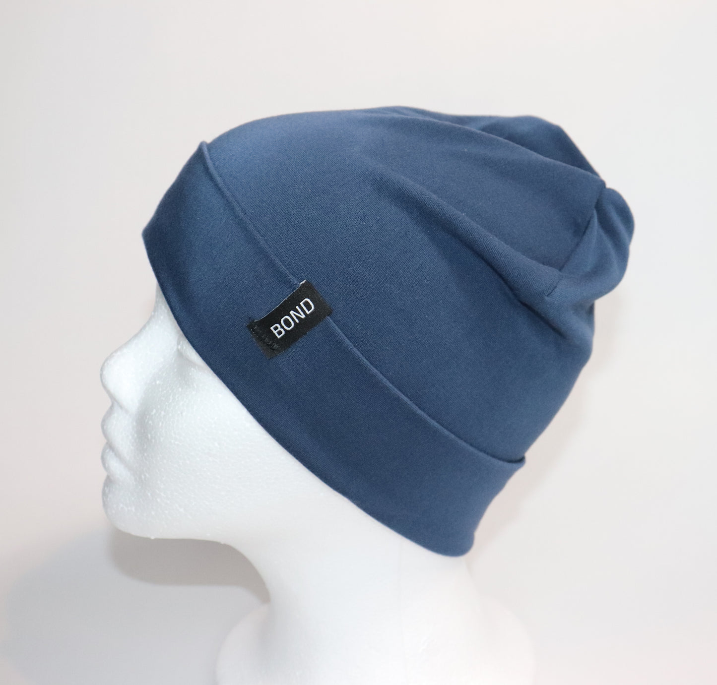 Blue Beanie - Bamboo Jersey