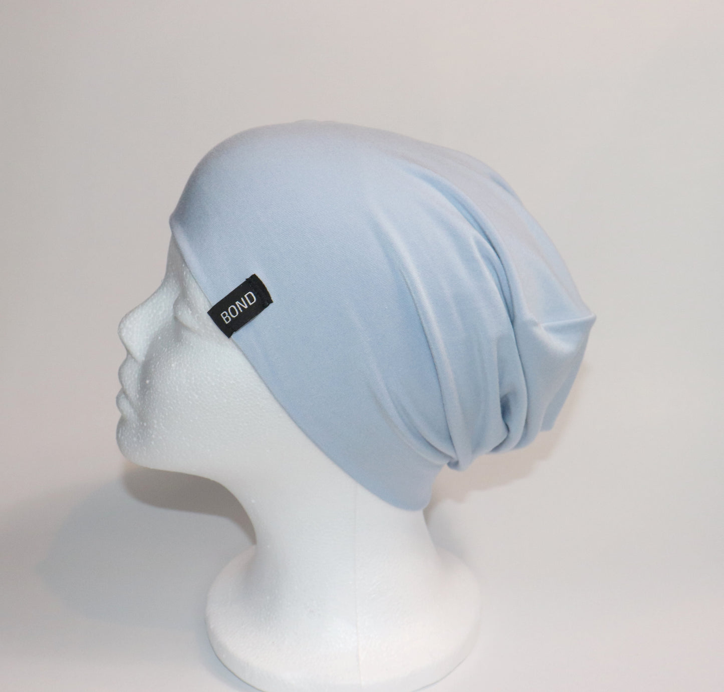 Light Blue Beanie - Bamboo Jersey