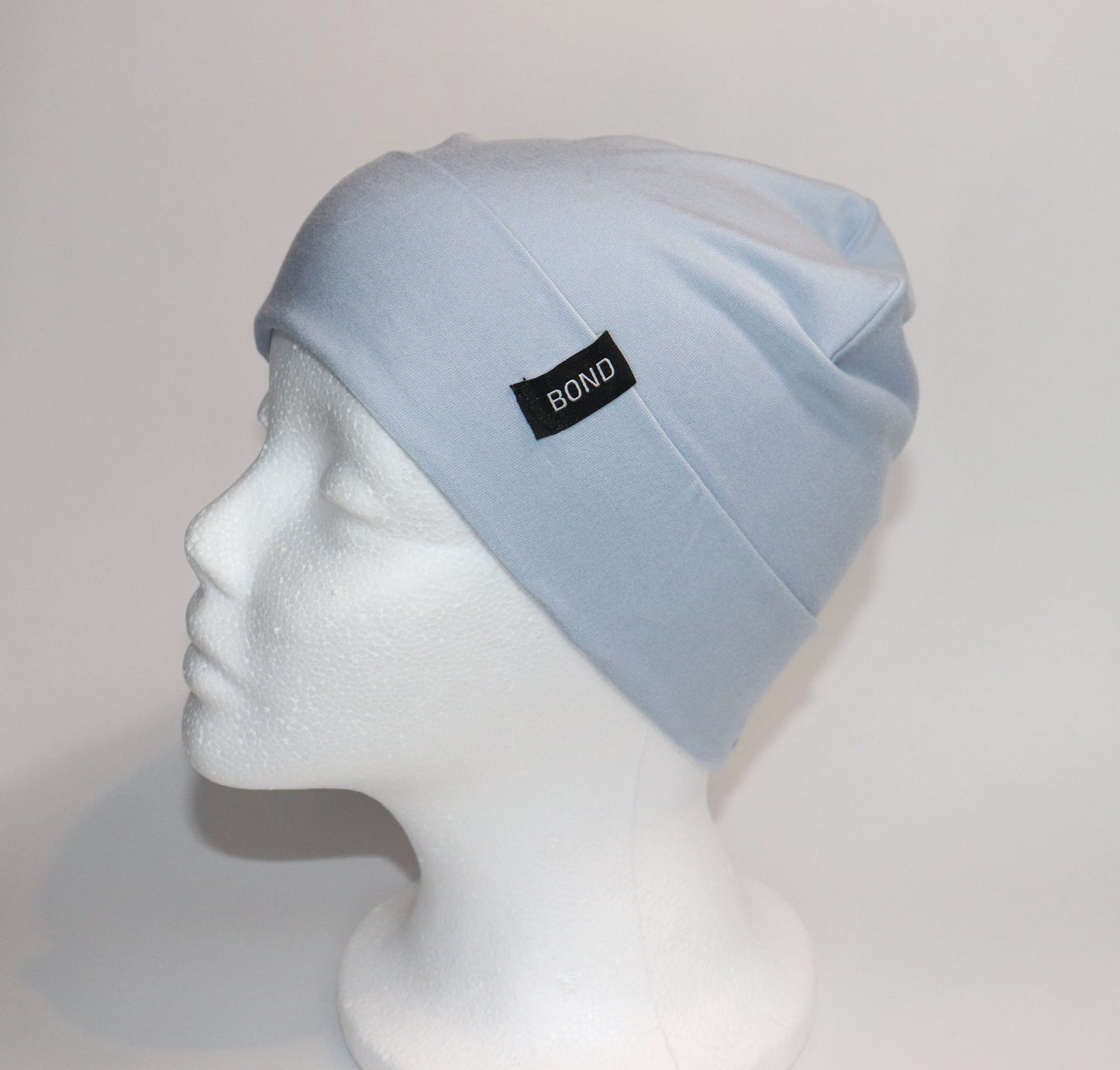 Light Blue Beanie - Bamboo Jersey