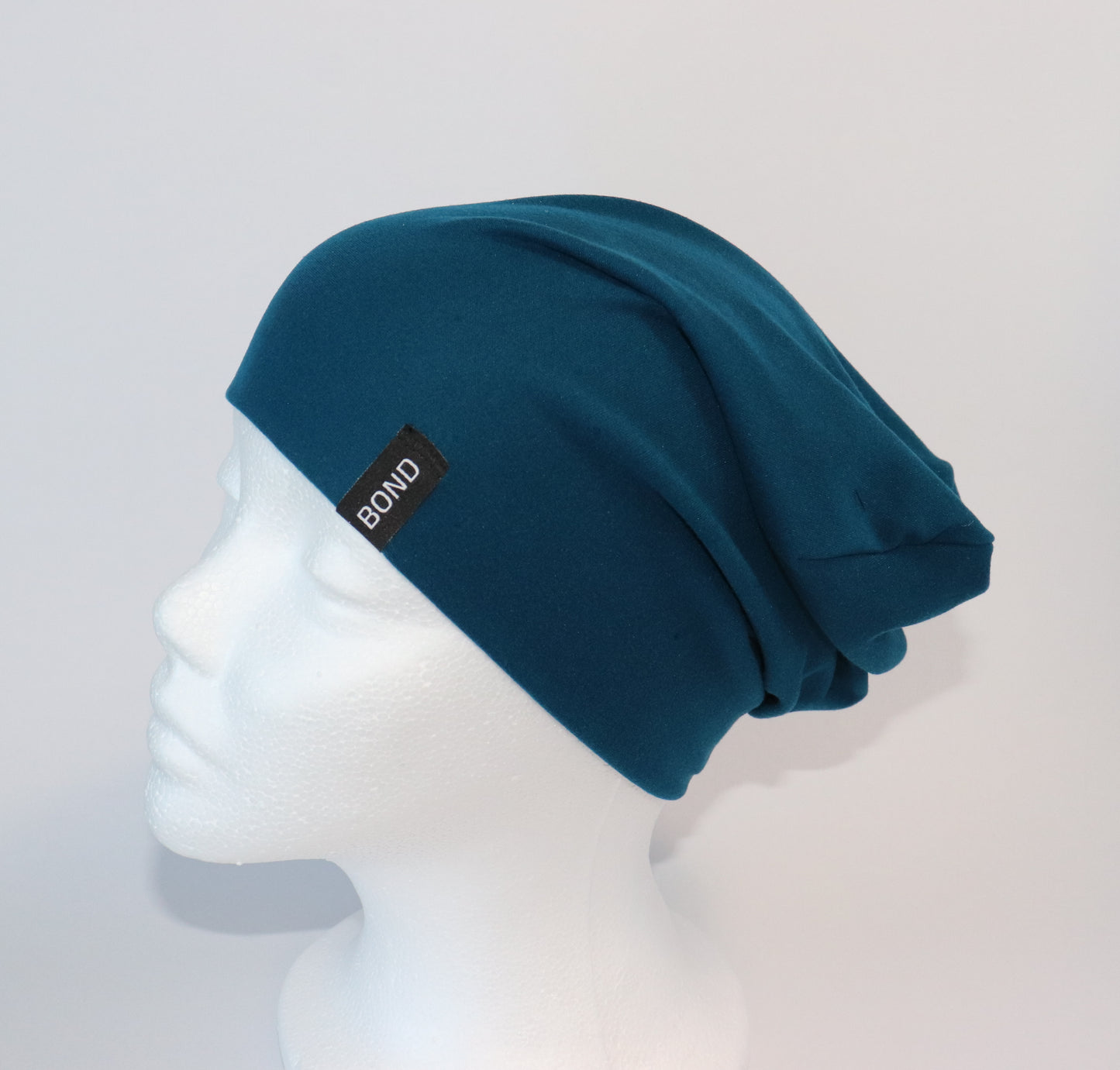 Teal Beanie - Bamboo Jersey