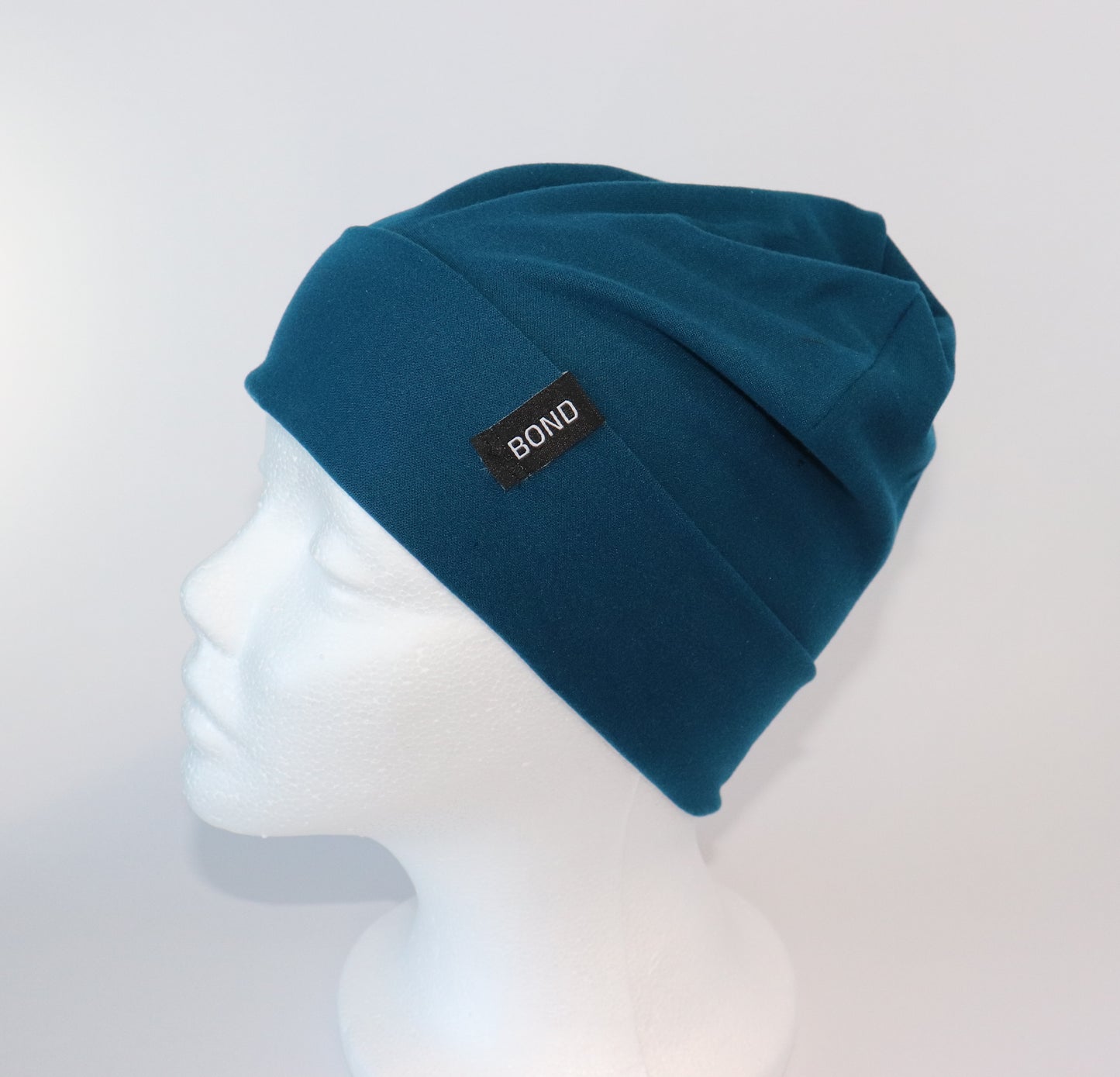 Teal Beanie - Bamboo Jersey