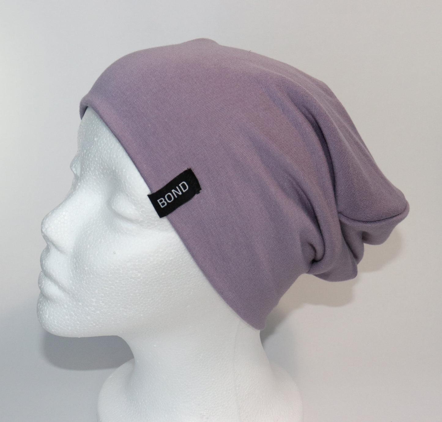 Purple Beanie - Bamboo Knit