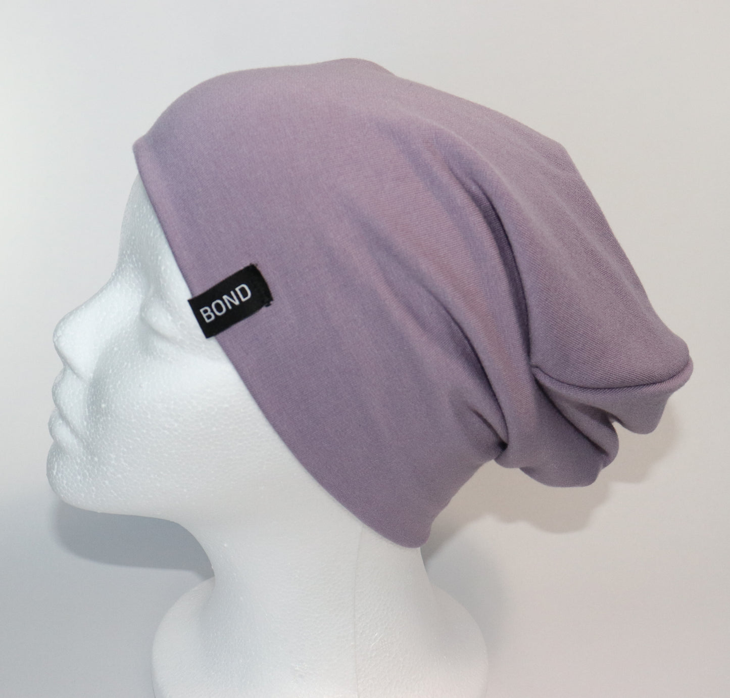 Purple Beanie - Bamboo Knit