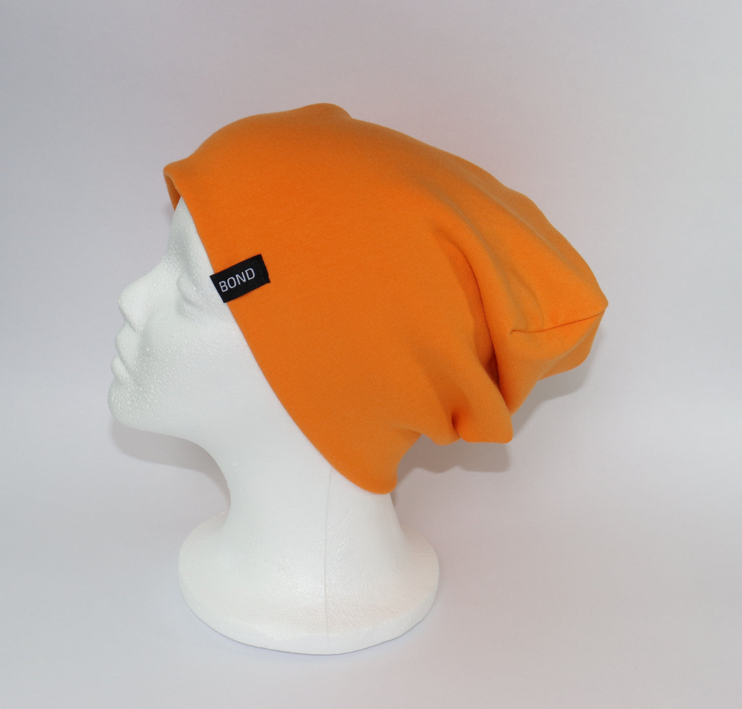 Orange Beanie - Bamboo Fleece