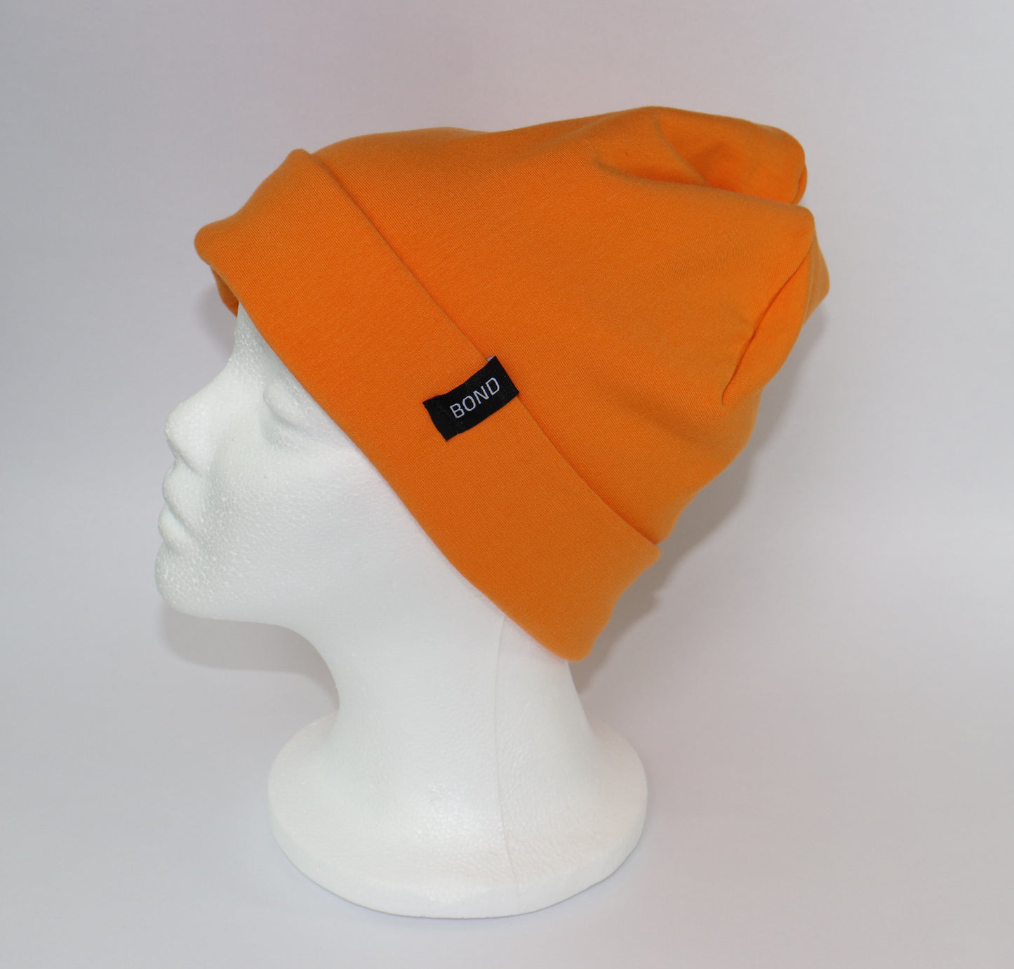 Orange Beanie - Bamboo Fleece