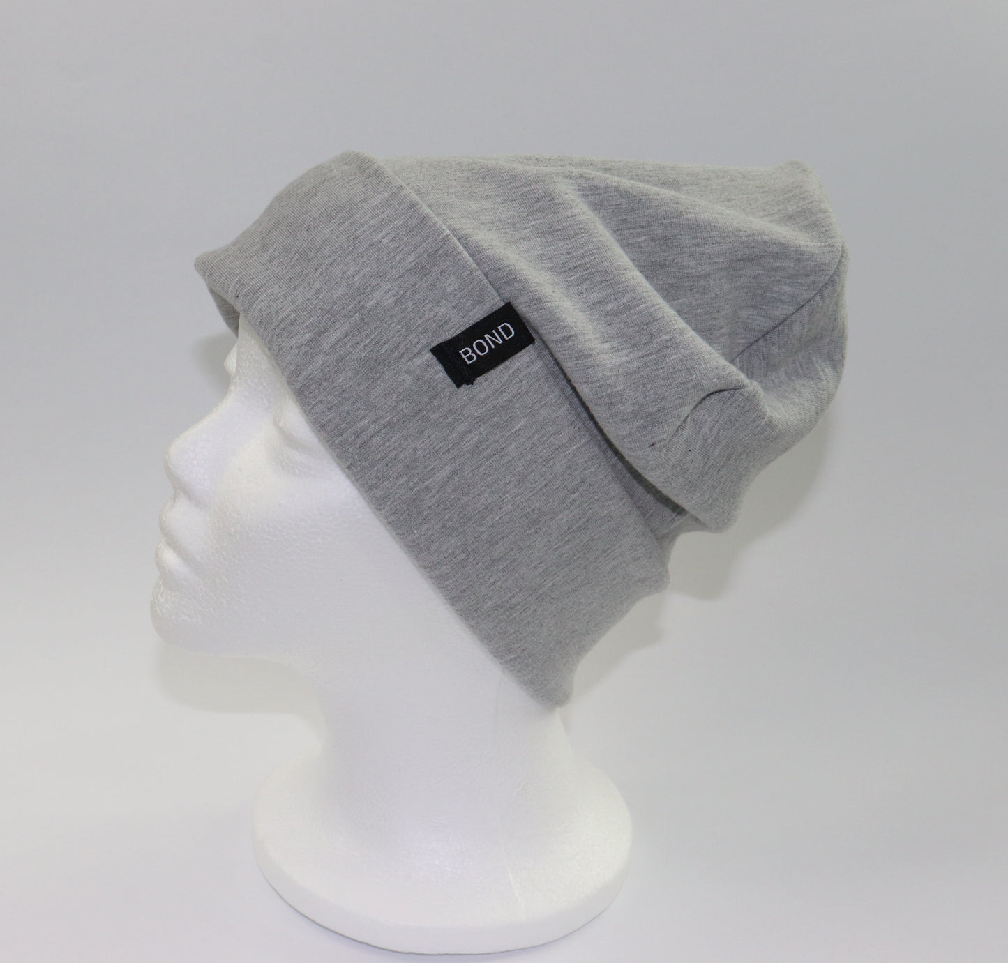 Light Grey Beanie -Bamboo Fleece