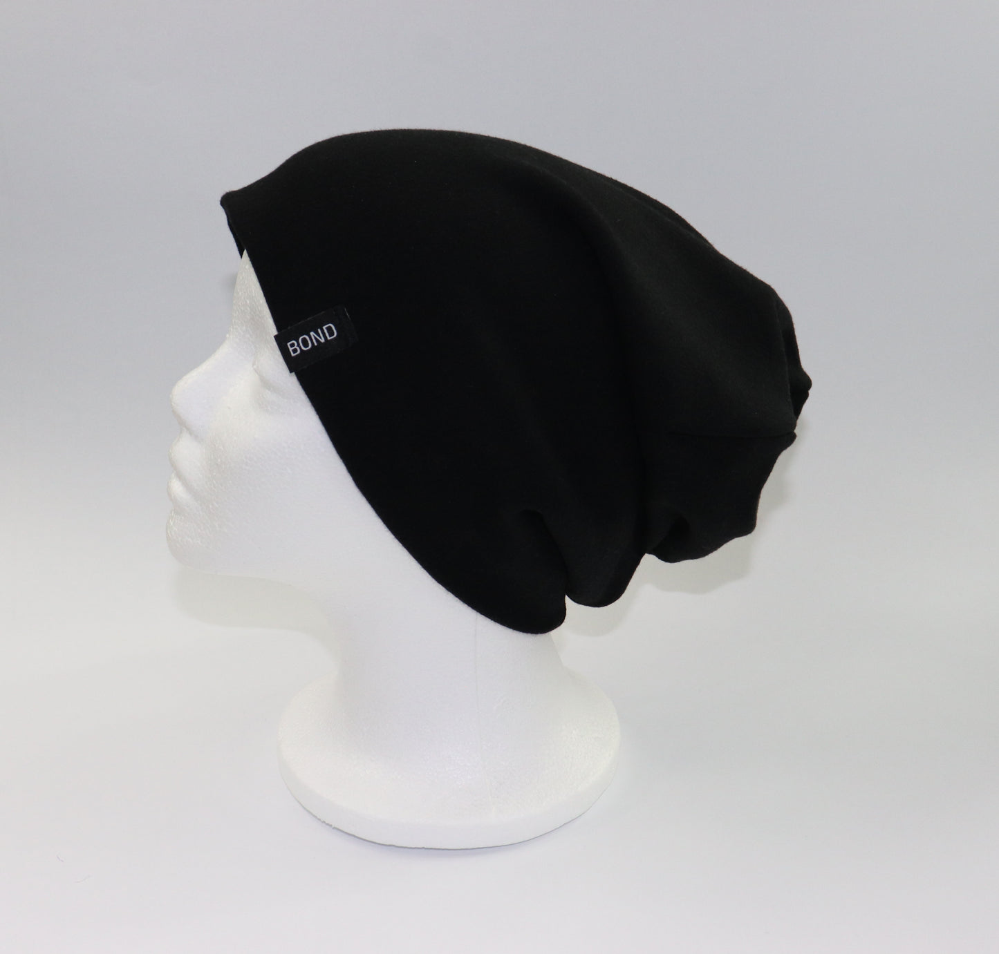 Black Beanie - Bamboo Fleece