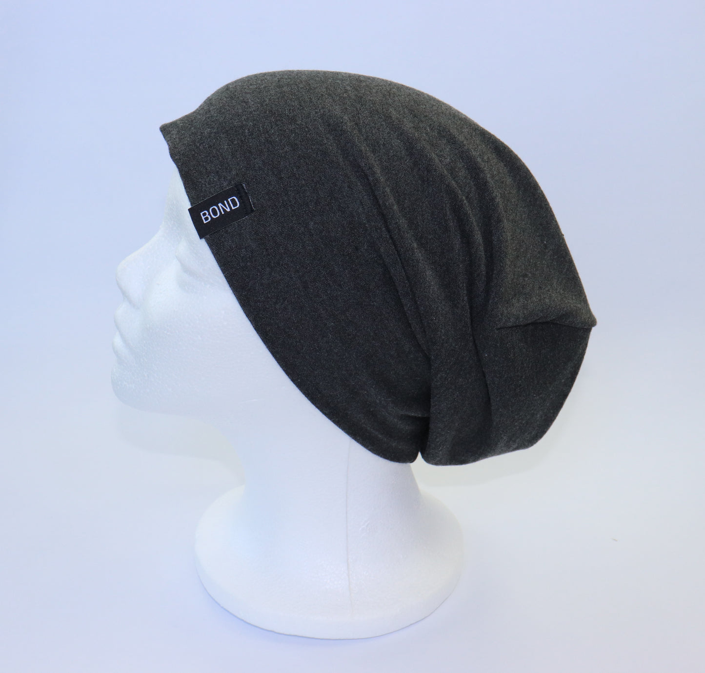 Dark Grey Beanie - Bamboo Jersey