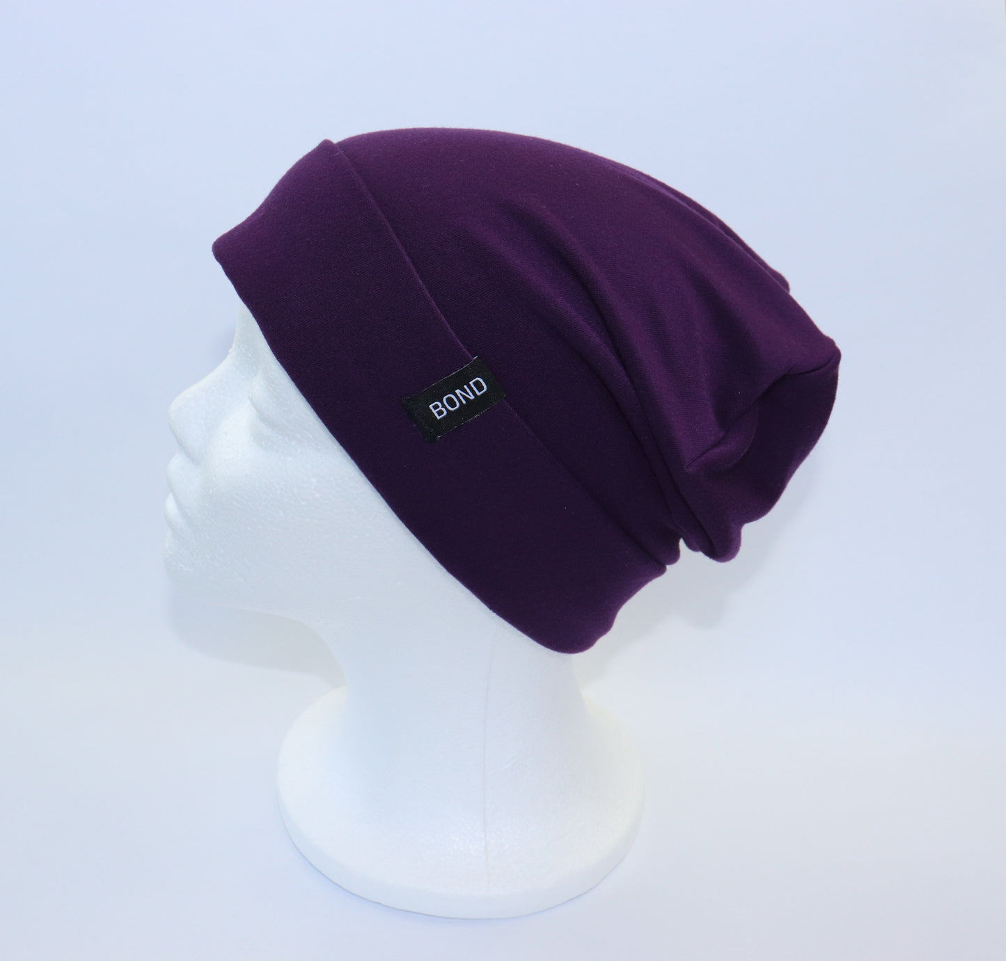 Eggplant Beanie - Bamboo Jersey