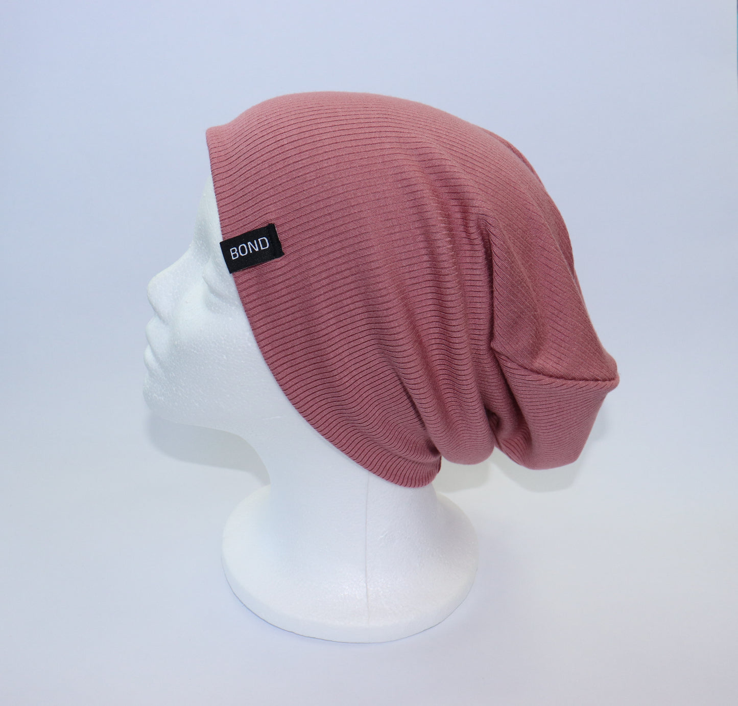 Rose Beanie - Ribbed