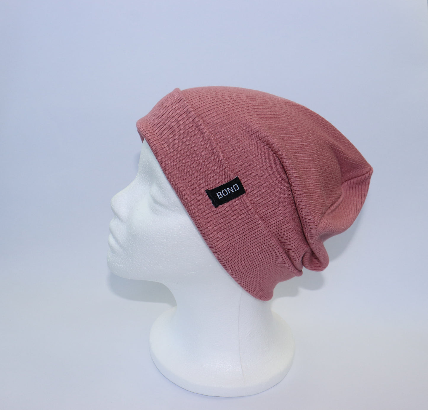 Rose Beanie - Ribbed